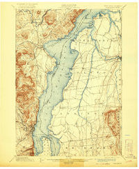 Port Henry Vermont Historical topographic map, 1:62500 scale, 15 X 15 Minute, Year 1898