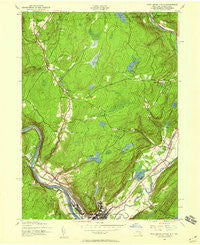 Port Jervis North New York Historical topographic map, 1:24000 scale, 7.5 X 7.5 Minute, Year 1942