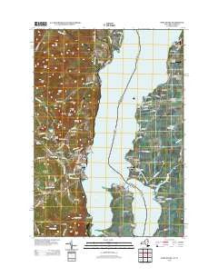 Port Henry New York Historical topographic map, 1:24000 scale, 7.5 X 7.5 Minute, Year 2013