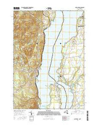 Port Henry New York Current topographic map, 1:24000 scale, 7.5 X 7.5 Minute, Year 2016