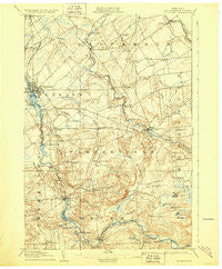 Potsdam New York Historical topographic map, 1:62500 scale, 15 X 15 Minute, Year 1908