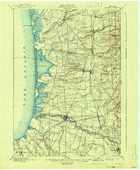 Pulaski New York Historical topographic map, 1:62500 scale, 15 X 15 Minute, Year 1895