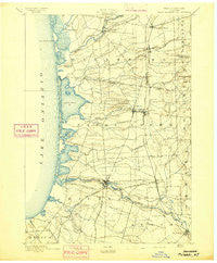 Pulaski New York Historical topographic map, 1:62500 scale, 15 X 15 Minute, Year 1895
