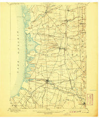 Pulaski New York Historical topographic map, 1:62500 scale, 15 X 15 Minute, Year 1895