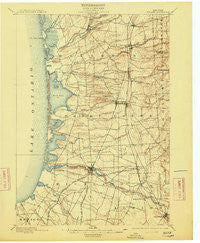 Pulaski New York Historical topographic map, 1:62500 scale, 15 X 15 Minute, Year 1895