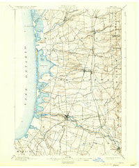 Pulaski New York Historical topographic map, 1:62500 scale, 15 X 15 Minute, Year 1895