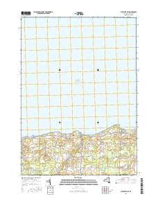 Pultneyville New York Current topographic map, 1:24000 scale, 7.5 X 7.5 Minute, Year 2016