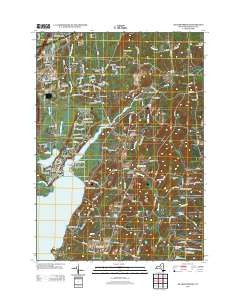 Quaker Springs New York Historical topographic map, 1:24000 scale, 7.5 X 7.5 Minute, Year 2013