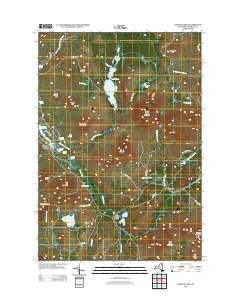Ragged Lake New York Historical topographic map, 1:24000 scale, 7.5 X 7.5 Minute, Year 2013