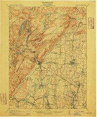 Ramapo New York Historical topographic map, 1:62500 scale, 15 X 15 Minute, Year 1910