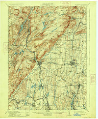 Ramapo New York Historical topographic map, 1:62500 scale, 15 X 15 Minute, Year 1910