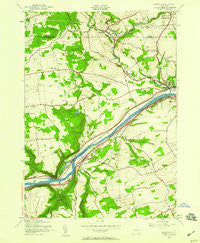 Randall New York Historical topographic map, 1:24000 scale, 7.5 X 7.5 Minute, Year 1944
