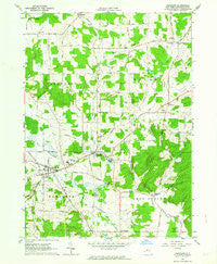 Randolph New York Historical topographic map, 1:24000 scale, 7.5 X 7.5 Minute, Year 1962