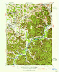 Randolph New York Historical topographic map, 1:62500 scale, 15 X 15 Minute, Year 1922
