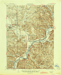 Randolph New York Historical topographic map, 1:62500 scale, 15 X 15 Minute, Year 1923
