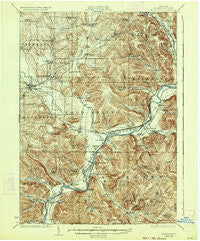 Randolph New York Historical topographic map, 1:62500 scale, 15 X 15 Minute, Year 1923