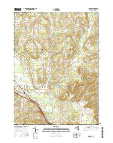 Randolph New York Current topographic map, 1:24000 scale, 7.5 X 7.5 Minute, Year 2016