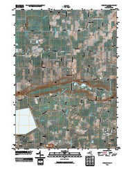 Ransomville New York Historical topographic map, 1:24000 scale, 7.5 X 7.5 Minute, Year 2010