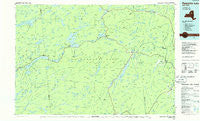 Raquette Lake New York Historical topographic map, 1:100000 scale, 30 X 60 Minute, Year 1985