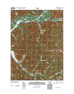 Red House New York Historical topographic map, 1:24000 scale, 7.5 X 7.5 Minute, Year 2013