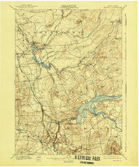 Remsen New York Historical topographic map, 1:62500 scale, 15 X 15 Minute, Year 1900