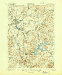 Remsen New York Historical topographic map, 1:62500 scale, 15 X 15 Minute, Year 1900