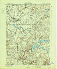 Remsen New York Historical topographic map, 1:62500 scale, 15 X 15 Minute, Year 1900