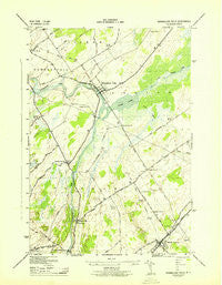 Rensselaer Falls New York Historical topographic map, 1:31680 scale, 7.5 X 7.5 Minute, Year 1943