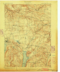 Richfield Springs New York Historical topographic map, 1:62500 scale, 15 X 15 Minute, Year 1903