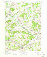 Richmondville New York Historical topographic map, 1:24000 scale, 7.5 X 7.5 Minute, Year 1944