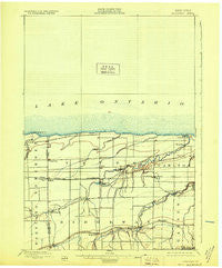 Ridgeway New York Historical topographic map, 1:62500 scale, 15 X 15 Minute, Year 1897