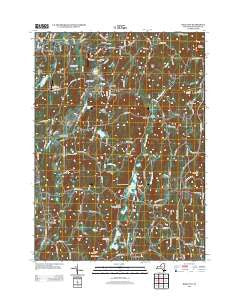 Rock City New York Historical topographic map, 1:24000 scale, 7.5 X 7.5 Minute, Year 2013