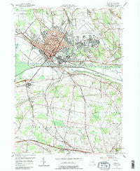 Rome New York Historical topographic map, 1:24000 scale, 7.5 X 7.5 Minute, Year 1955