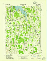 Rose New York Historical topographic map, 1:31680 scale, 7.5 X 7.5 Minute, Year 1943