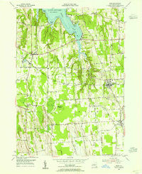 Rose New York Historical topographic map, 1:24000 scale, 7.5 X 7.5 Minute, Year 1953