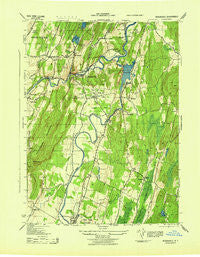 Rosendale New York Historical topographic map, 1:31680 scale, 7.5 X 7.5 Minute, Year 1943