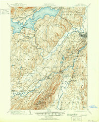 Rosendale New York Historical topographic map, 1:62500 scale, 15 X 15 Minute, Year 1903