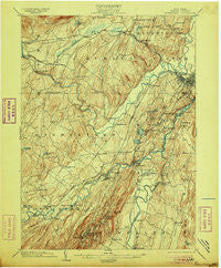Rosendale New York Historical topographic map, 1:62500 scale, 15 X 15 Minute, Year 1903