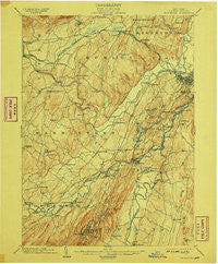Rosendale New York Historical topographic map, 1:62500 scale, 15 X 15 Minute, Year 1903