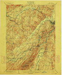 Rosendale New York Historical topographic map, 1:62500 scale, 15 X 15 Minute, Year 1903
