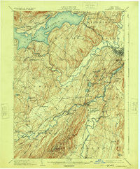 Rosendale New York Historical topographic map, 1:62500 scale, 15 X 15 Minute, Year 1903