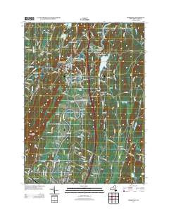 Rosendale New York Historical topographic map, 1:24000 scale, 7.5 X 7.5 Minute, Year 2013