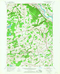 Rotterdam Junction New York Historical topographic map, 1:24000 scale, 7.5 X 7.5 Minute, Year 1954