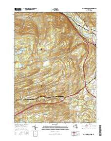 Rotterdam Junction New York Current topographic map, 1:24000 scale, 7.5 X 7.5 Minute, Year 2016