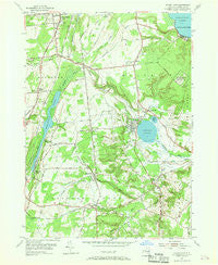 Round Lake New York Historical topographic map, 1:24000 scale, 7.5 X 7.5 Minute, Year 1954