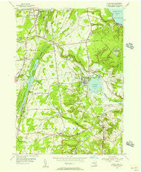 Round Lake New York Historical topographic map, 1:24000 scale, 7.5 X 7.5 Minute, Year 1954