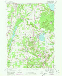 Round Lake New York Historical topographic map, 1:24000 scale, 7.5 X 7.5 Minute, Year 1954