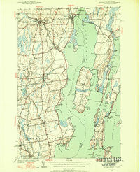 Rouses Point New York Historical topographic map, 1:62500 scale, 15 X 15 Minute, Year 1939