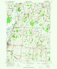 Rush New York Historical topographic map, 1:24000 scale, 7.5 X 7.5 Minute, Year 1951