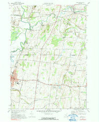 Rush New York Historical topographic map, 1:24000 scale, 7.5 X 7.5 Minute, Year 1971